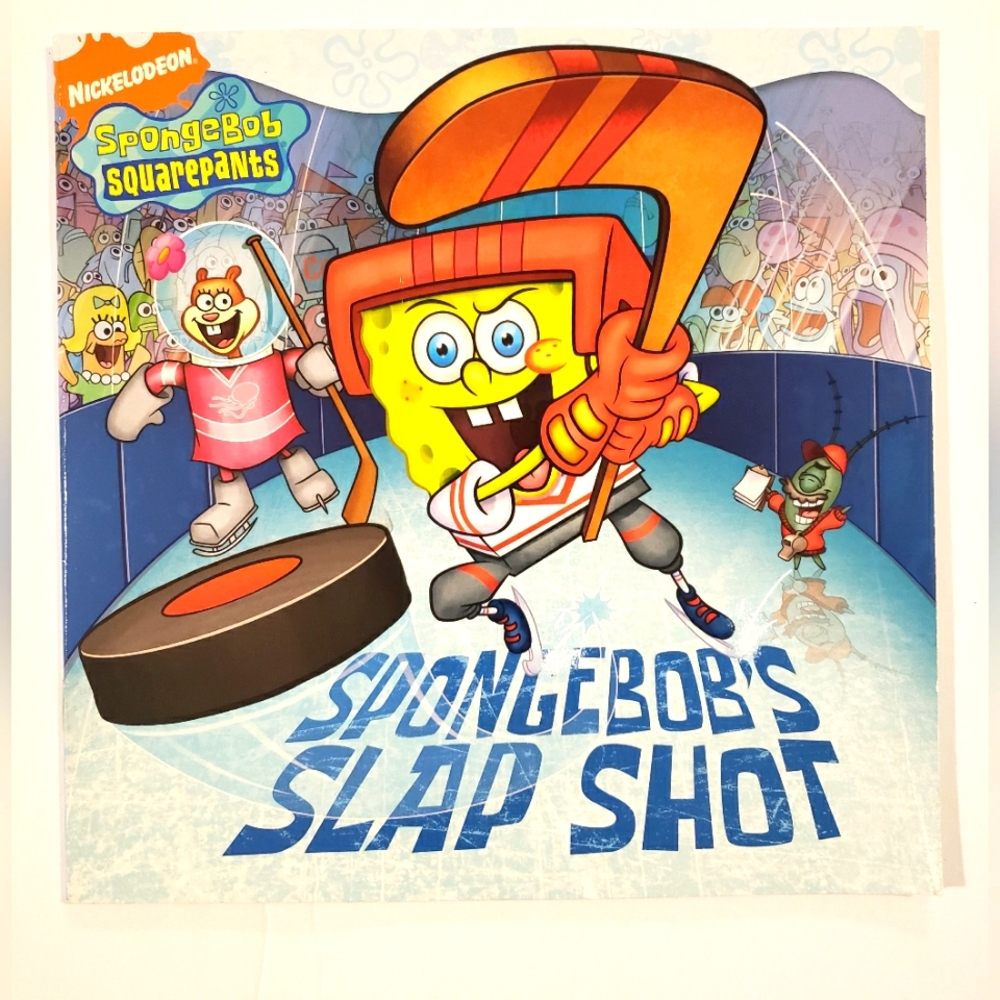 2008 SpongeBob Slap Shot Paperback Book!